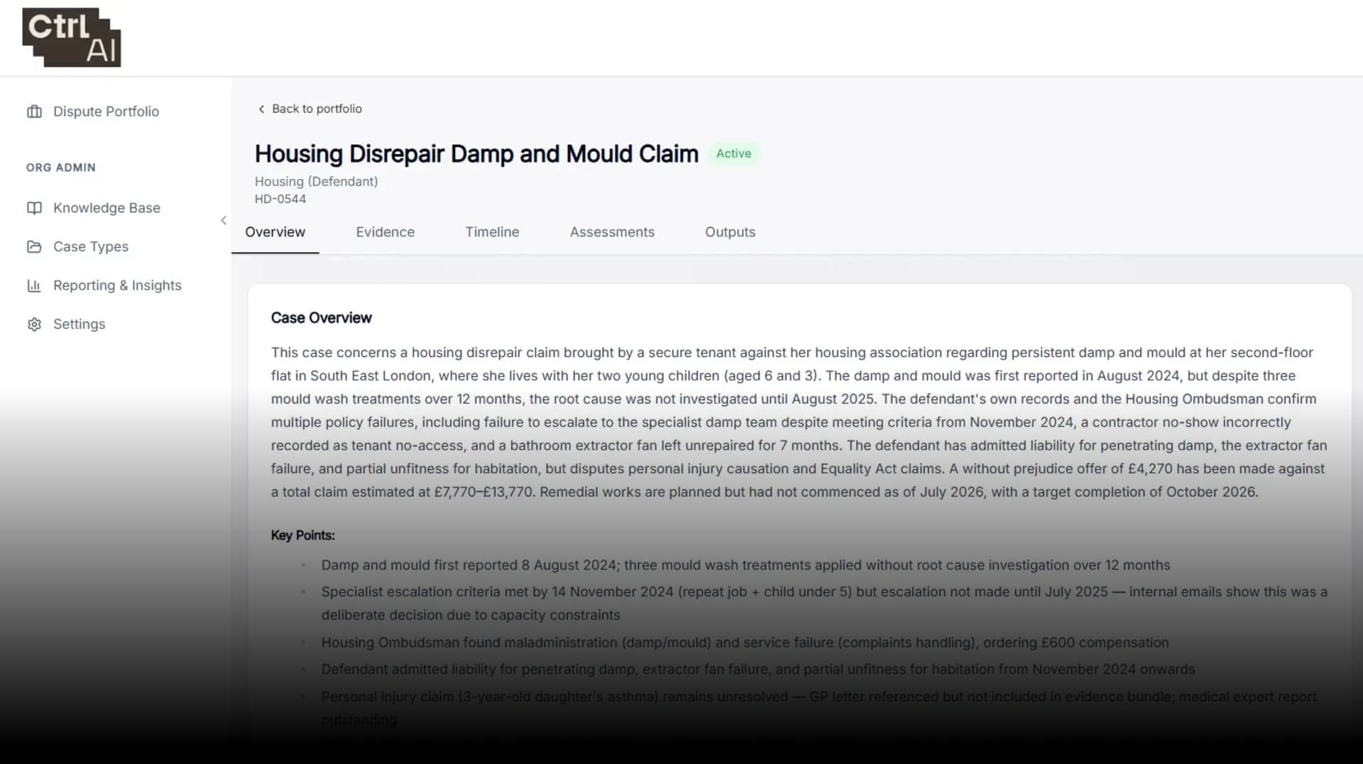 Do you act on behalf of defendants on housing disrepair claims?